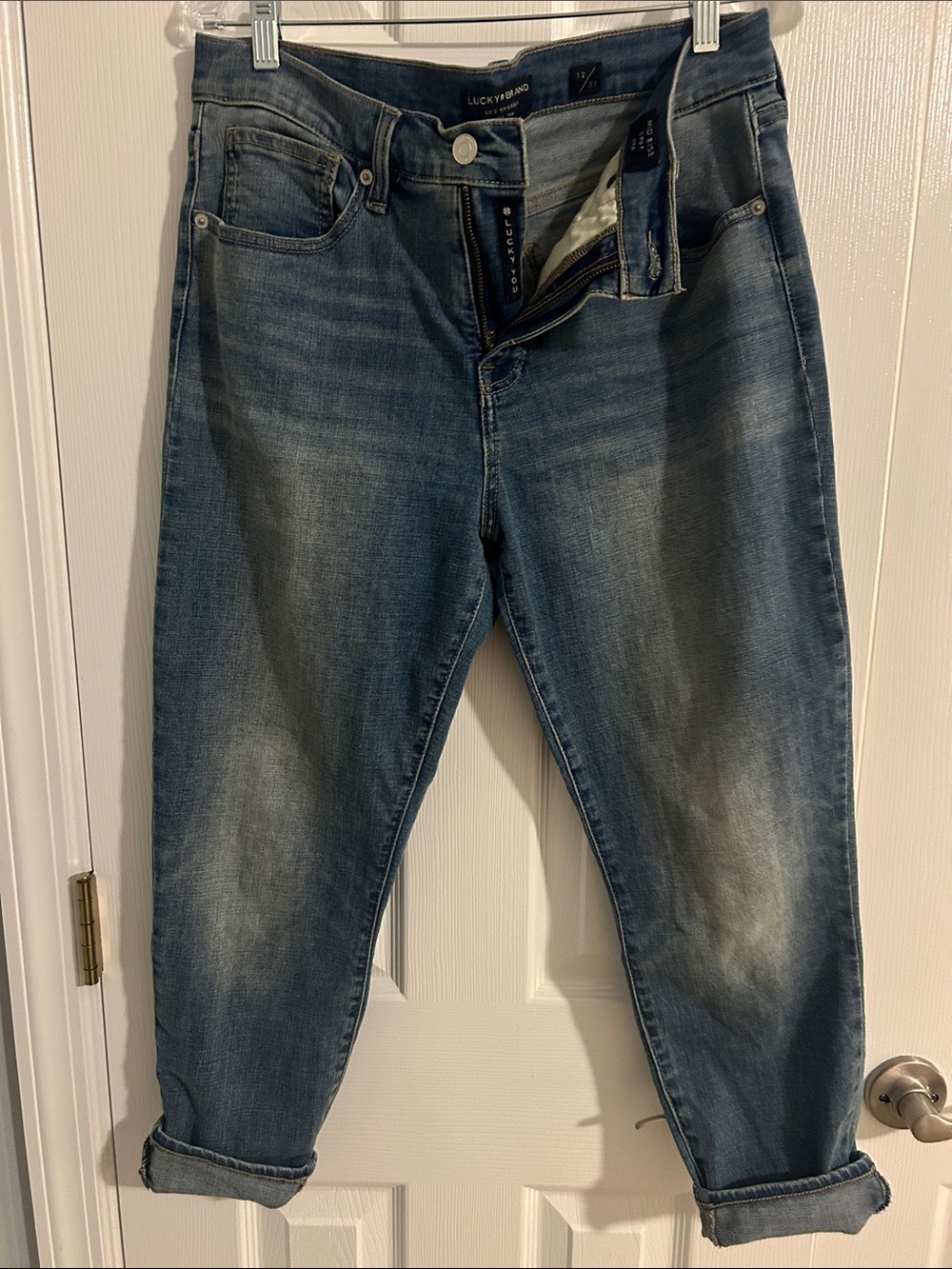 Lucky Brand Men’s Relaxed Blue Washed Jeans